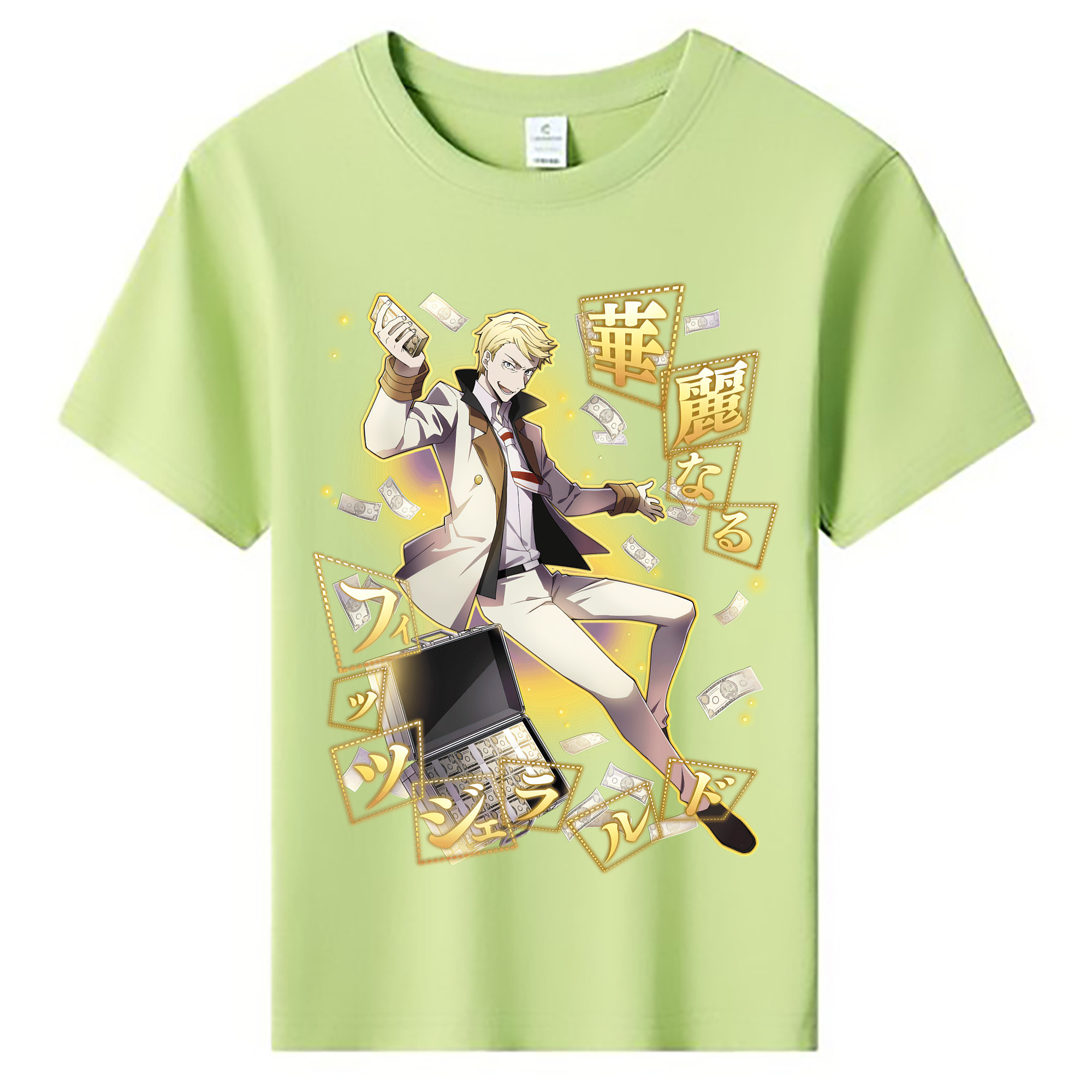 （画像用） 文豪ストレイドッグス Bungo Stray Dogs 綿100％キッズTシャツ（フロントプリント）
